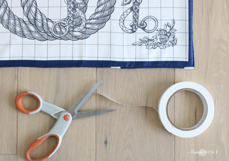 interior decor blog silk scarf framed art Los Angeles real estate acme