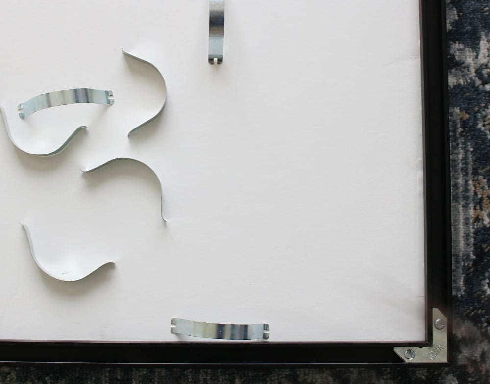 interior decor blog silk scarf framed art Los Angeles real estate acme