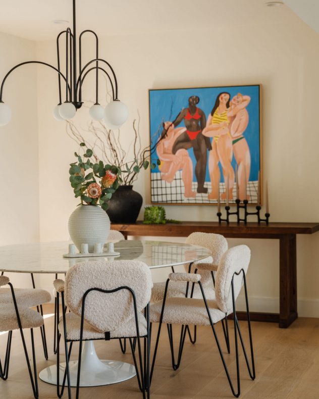 Open-concept dining room with sliding glass doors to outdoor space, ideal for indoor-outdoor dining and entertaining